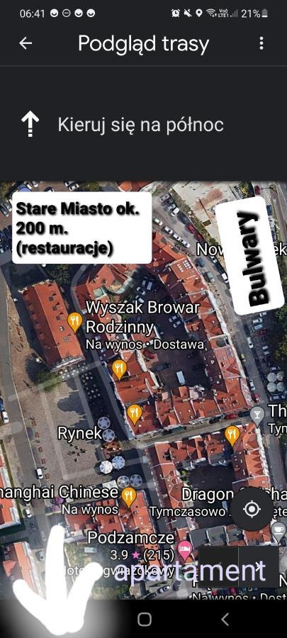 שצ'צ'ין Apartament Przy Starym Miescie מראה חיצוני תמונה